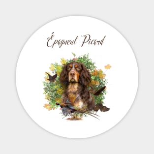 Picardy Spaniel , Hunting season Magnet